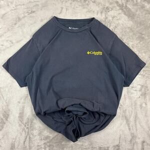 Columbia PFG Pro Fishing Gear TShirt Tee Faded Black Fishing Nature Wilderness M